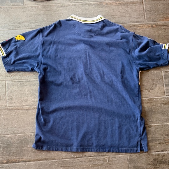Chase Authentics Navy and Yellow Men's Polo Shirt - Picture 4 of 4